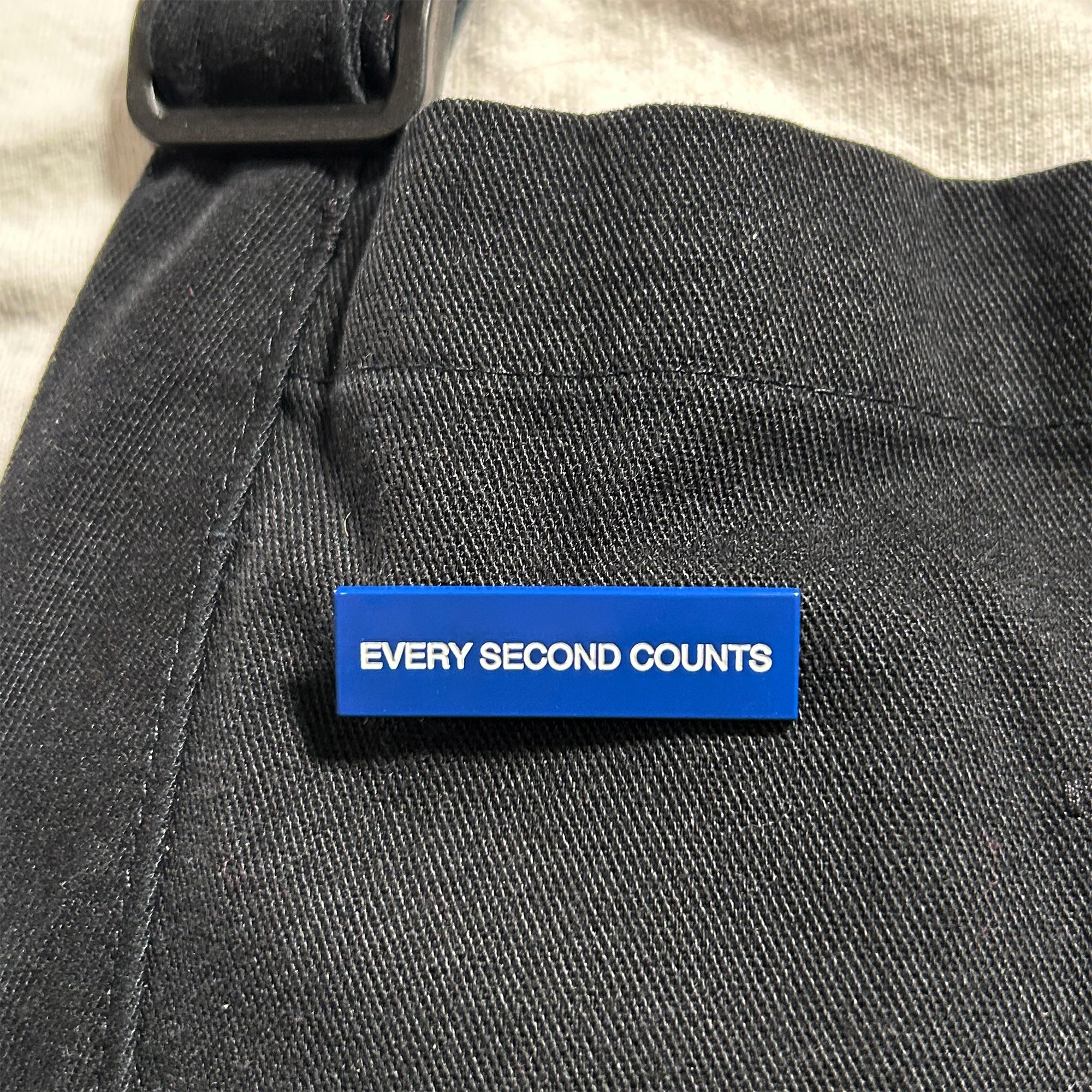 Every Second Counts Pin