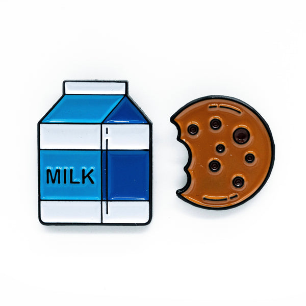 Milk & Cookie Buddy Pins