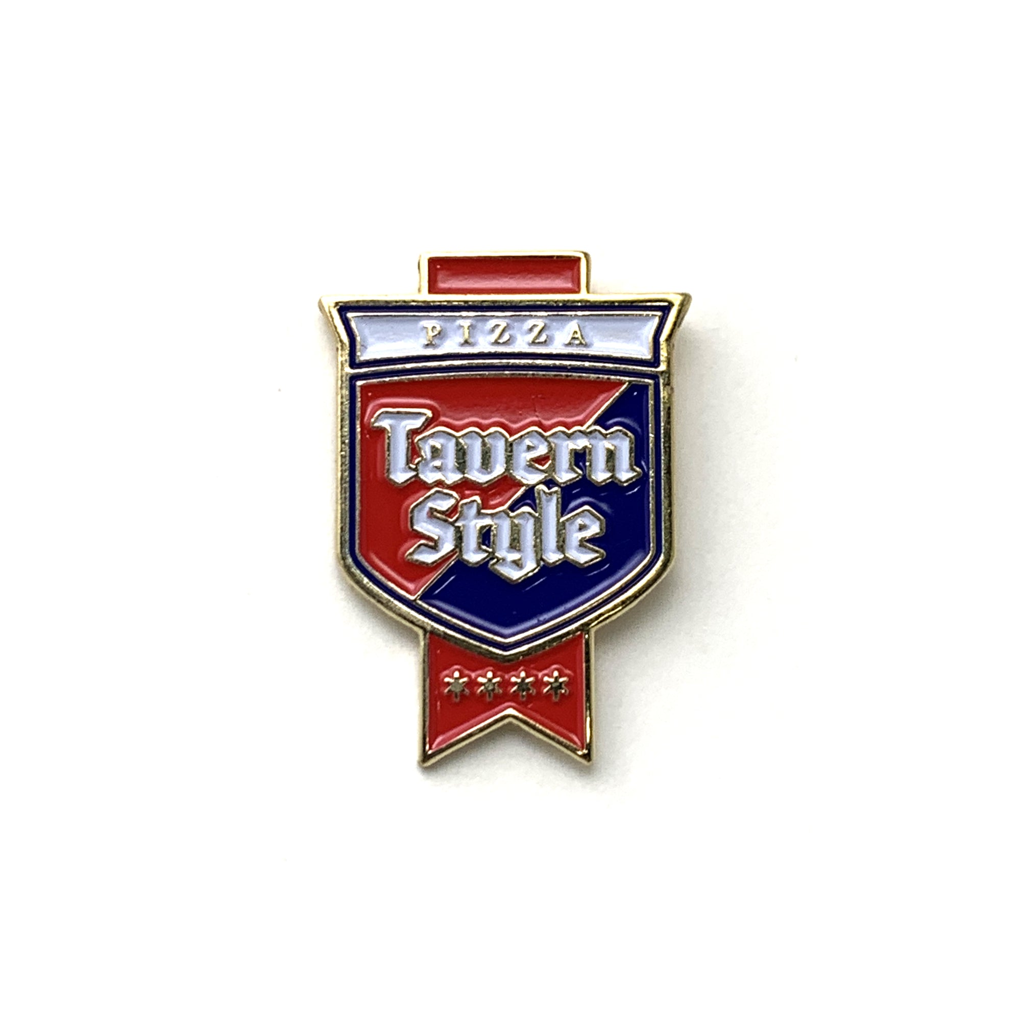 Tavern Style Pizza Sign Pin