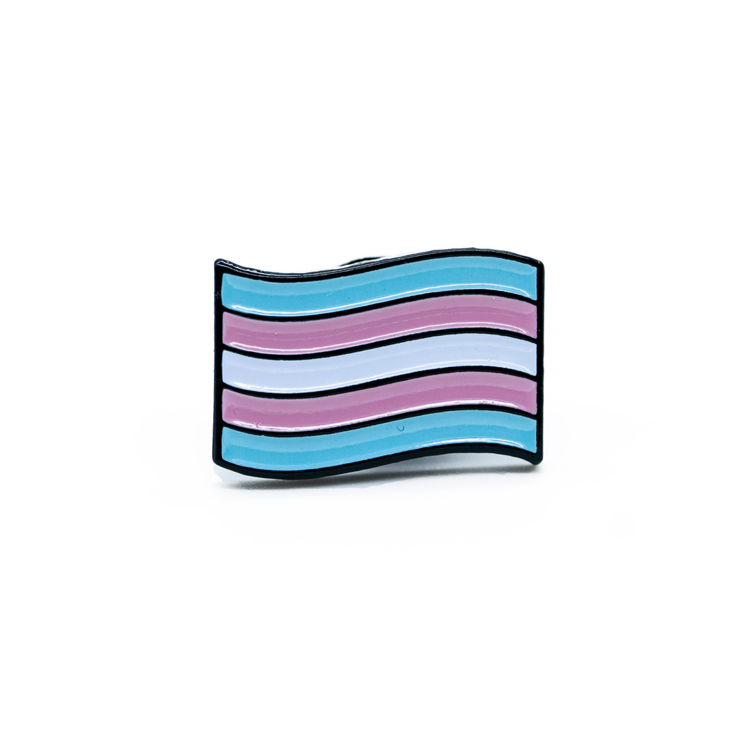 Trans Flag Pin – REPPIN PINS